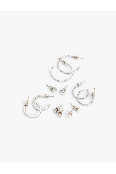 Koton Ball And Hoop Earrings Set of 6