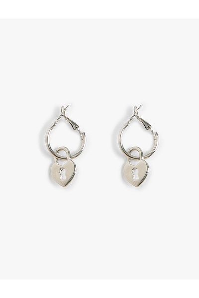 Koton Heart Hoop Earrings Metal