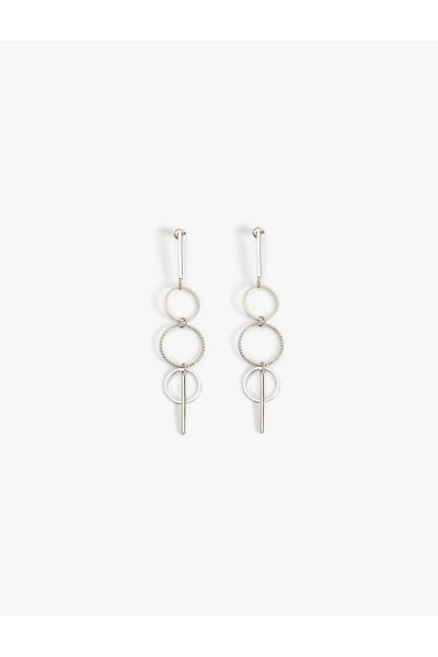 Koton Steel Earrings Geometric Dangle