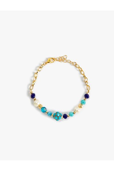 Koton Multicolored Pearl Bead Detailed Bracelet