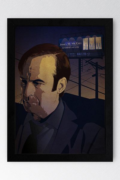 Saturn Pictură înrămată Better Call Saul - Pictură poster Saul Goodman