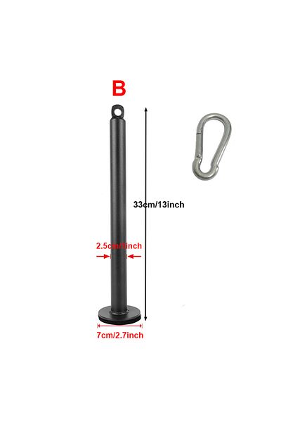 Choice B Style Fitness Loading Pin Pulley Cable System Attachment Dumbbell Rack Home Gym Workout Strength T