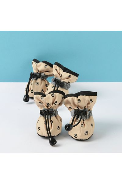 Choice M Paw 1 4pcs Pet Dog Shoes For Small Large Dogs Cat Anti-slip Soft Adjustable Paw Boots Chihuahua So