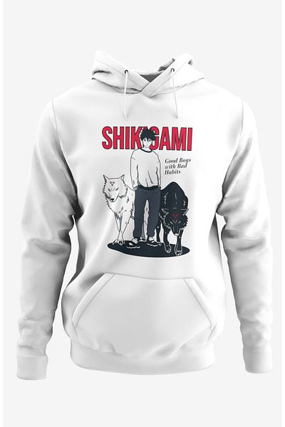 Fuddy Moda Φούτερ με κουκούλα Unisex Megumi Fushiguro, Φούτερ με κουκούλα με θέμα Anime Jujutsu Kaisen