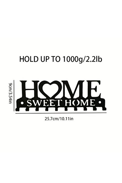 Choice حامل مفاتيح Sweet Home الأنيق المثبت على الحائط TY5691 TY5691-ZZ مكون ...