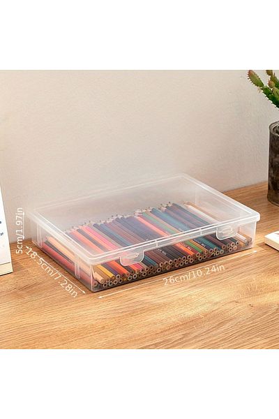 Choice Large Large Capacity Pencil Case Transparent Plastic Notebook Sketch Marker Colored Lead Painting St