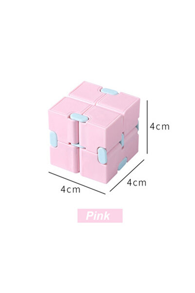 Choice Pink Magic Puzzle Cube Anti Stress Relief Toys for Adults Infinite Fli...