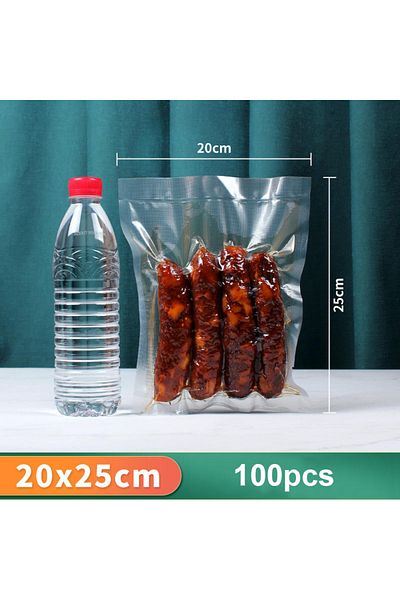 Choice 20x25cm 100pcs Vacuum Bags For Food 100pcs/lot Vacuum Packaging Bags For Z-21 Vacuum Sealer Machine
