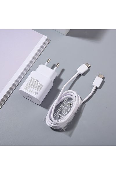 Choice White Eu Add Cable Samsung Ep-ta800 Charger Super Fast Wall Charging Adapter 100cm Pd Type C Cable F
