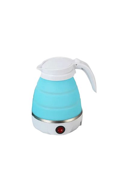 Choice Eu Blue Electric Kettle Folding Electric Port Portable Travel Camping Kettle 600ml Electric Water He