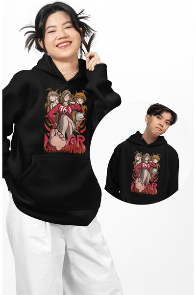 Fuddy Moda Унісекс CSW Power Team з принтом Oversize Світшот з капюшоном - Ch...