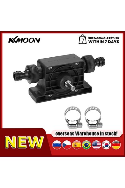 Choice Black Heavy Duty Self-priming Hand Electric Drill Water Pump Micro Submersibles Motor Ultra Home Gar