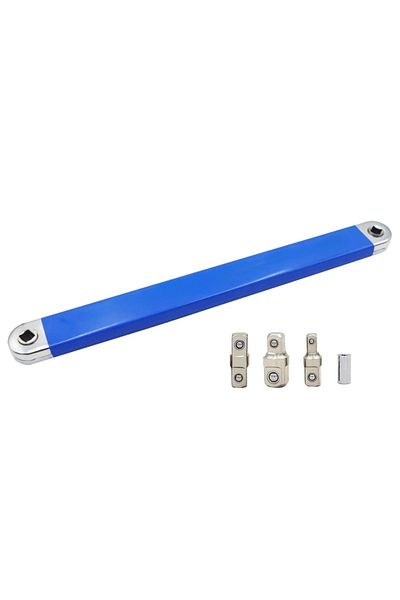 Choice Blue Versatile Extension Ratchet Wrench With 1/2", 1/4" And 3/8" Multi-purpose Zero Offset Extension
