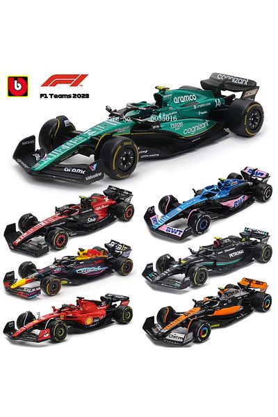 Choice Bburago 1:43 F1 Red Bull Ferrari Mercedes Benz Aston Martin McLaren Alfa Romeo alloy luxury car d...