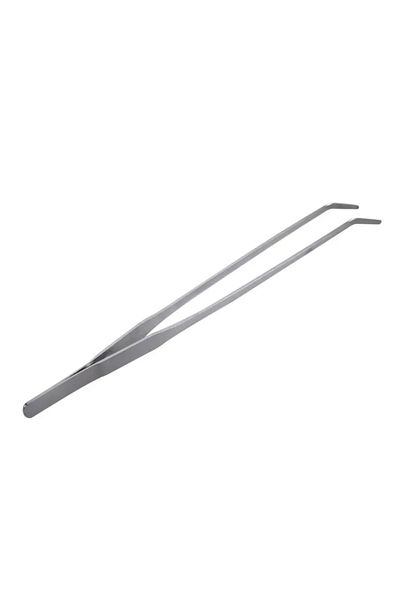 Choice Crooked 27cm Stainless Steel Aquarium Tweezers Pliers Fish Tank Plant Aquascape Tools Straight Curve