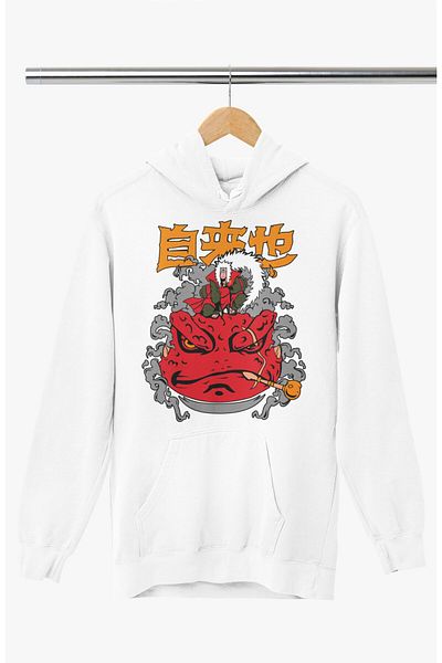 Fuddy Moda Naruto Jiraiya Printed Unisex Oversize Hooded Hoodie