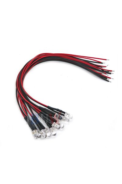 Choice 3mm Blue (3V-6V) 10pcs Dc 3v 6v 12v 24v Pre Wired 3mm 5mm Led Light Lamp Bulb Prewired Emitting Diod