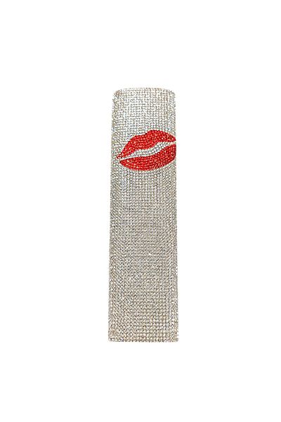 Choice White Red Lip Rhinestones Microphone Cover,wireless Microphone Decorative Sleeve For Disco, Stage,p