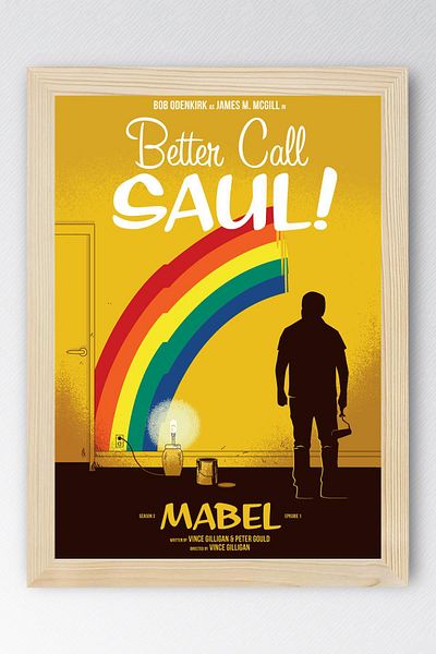 Saturn Better Call Saul Framed Painting - Saul Goodman Poster Painting
