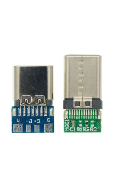 Choice 5set Male Female 10pcs Usb 3.1 Type C Connector 24 Pins Male/female Socket Receptacle Adapter To Sol