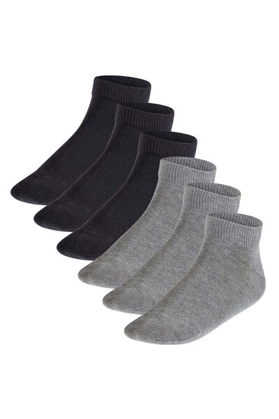 FALKE Kinder Sneakersocken, 6er Pack - Happy, Kurzsocken, einfarbig