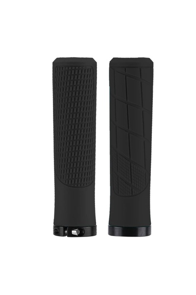 Choice مقابض سوداء للدراجات الجبلية مع أغطية للدراجة الجبلية وقفل على غطاء ال...