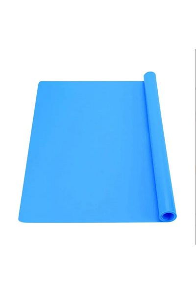 Choice Blue 15.7" X 11.7" Large Silicone Sheet For Crafts Jewelry Casting Mold Mat, Nonstick Craft Mat For