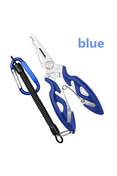 Choice1 كماشة صيد السمك الزرقاء، مقص خط الصيد، أداة إزالة خطاف السمك الصغيرة ...