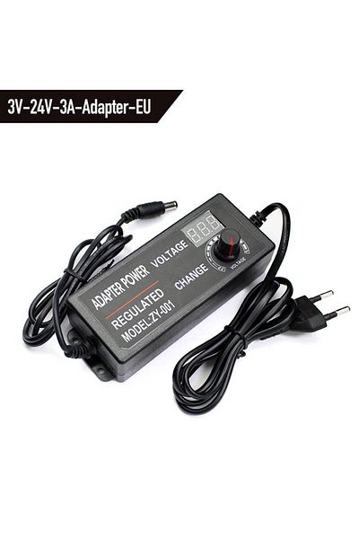 Choice Eu 3v-24v-3a Ac Adjustable Power Adapter 1v-24v 3v-36v 3v-24v 24v-36v 5v-12v 3v-12v Various Voltage