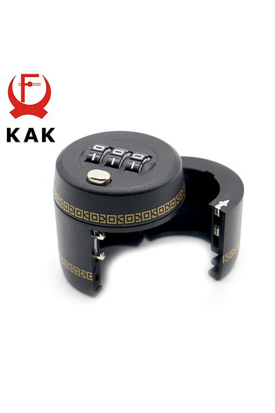 Choice Black Kak Plastic Bottle Password Lock Combination Lock Wine Stopper Vacuum Plug Device Preservation