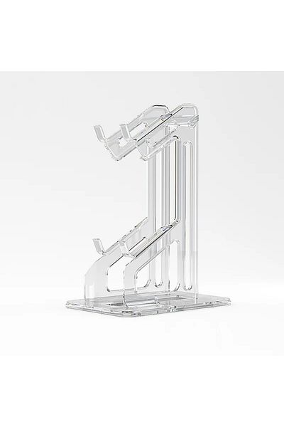 Choice Double Layer Rgb Dual Game Controller Holder Acrylic Gamepad Handle Bracket Display For Switch Pro/p