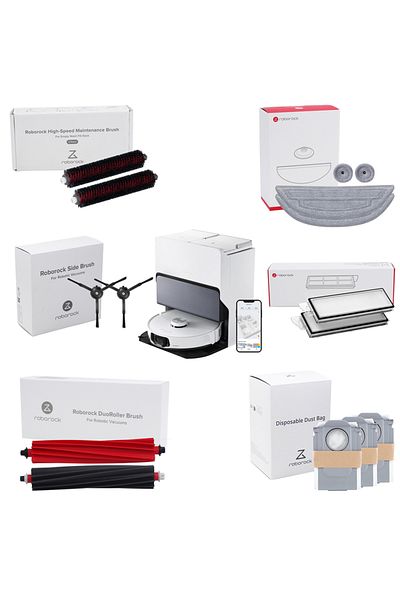 Choice S8 M U Set 【original 】 Roborock S8 Maxv Ultra Robot Vacuum Accessories ,roller Brush ,filter ,dust B