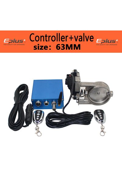 Choice 63mm Kit Eplus Car Exhaust Pipe Electronic Valve Kit Universal Multi-angle Mode 51 63 76mm Controlle