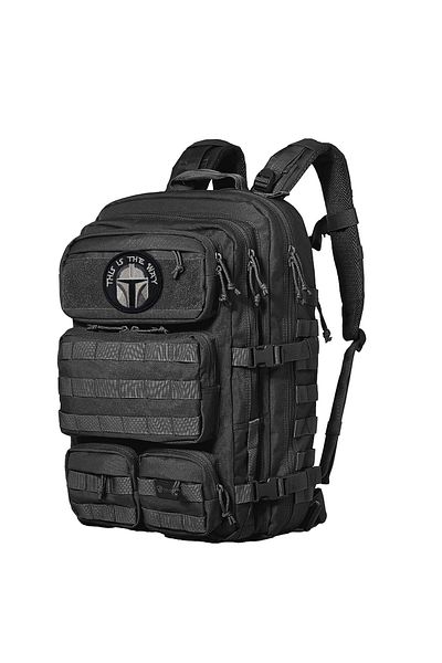 Choice 2pc This is The Way Full Helmet Embroidered Fastener Hook and Loop Patch