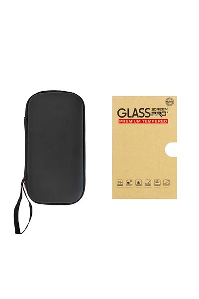 Shunmaii Rg40xx H 1 Set For Anbernic Rg40xx H Video Game Console Carrying Case & Screen Protector Set Hard Sh