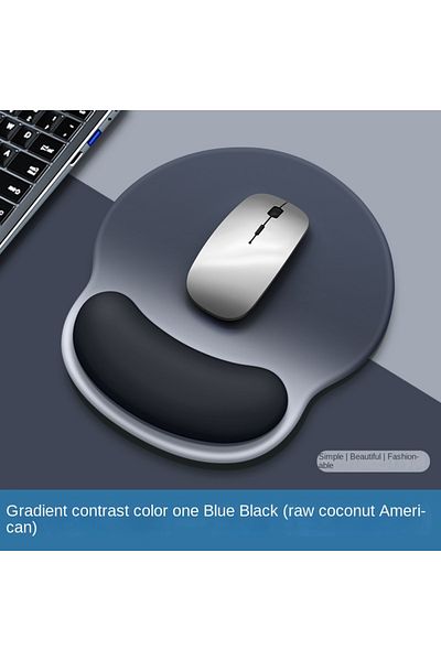Choice Blueblack Gradient Mouse Pad Wrist Guard With Logo Female Wrist Guard Mouse Pad Wrist Support Comput