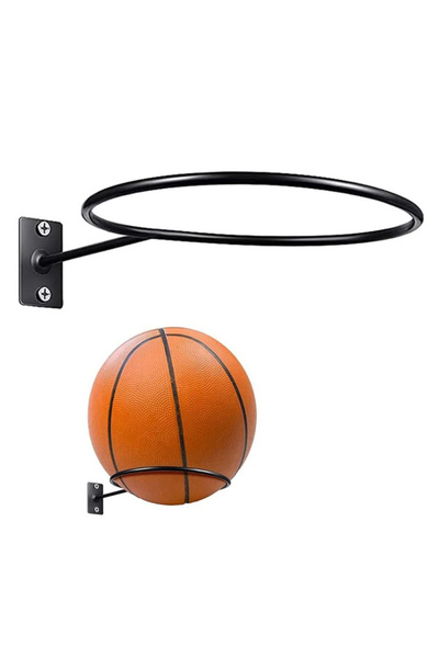 Choice رف عرض كرة القدم متعدد الأغراض حامل الكرات المثبت على الحائط رف تخزين ...