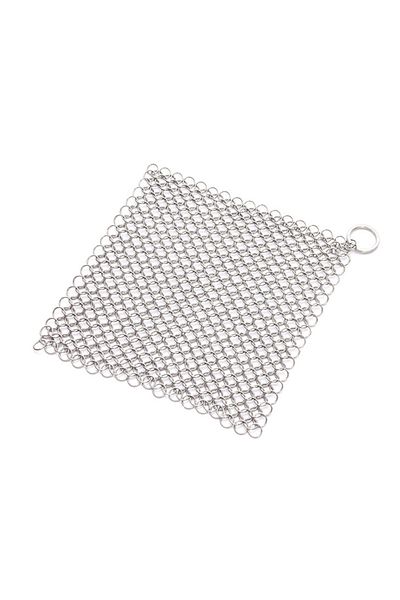 Choice 4inch-10cm Square Leeseph Kitchen Cleaning Ring Stainless Steel Cleaner Chainmail Scrubber Accessori