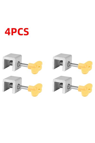 Choice A 4pcs 10-1pcs Aluminum Alloy Window Lock Stopper Sliding Window Anti-theft Lock Window Sliding Door