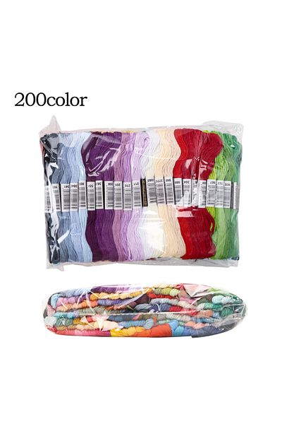 Choice 200 Colors No Repeat 50/100/150/200/447 Pieces Cross Stitch Embroidery Floss Home Sewing Craft Threa