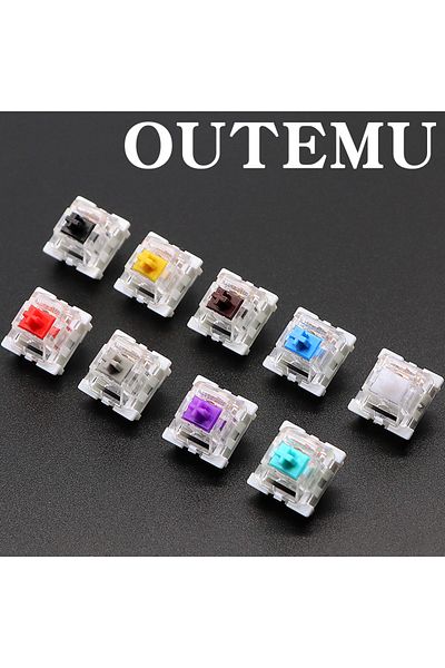 Choice Outemu Switch for Keyboard 3Pin Linear Tactile Clicky Silent Switches for Mechanical Keyboards Gr...