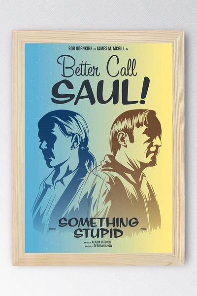 Saturn Better Call Saul Framed Painting - Saul Goodman Poster Painting