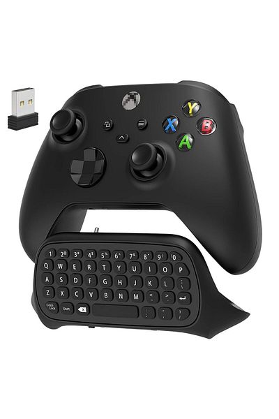 Choice Black Controller Keyboard For Xbox Series X/s/one/one S Wireless Chatpad Gaming Keypad With Usb Rece