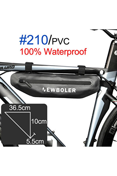 Choice حقيبة مثلثة للدراجة PAC052 NEWBOLER إطار دراجة حقيبة أنبوب أمامي حقيبة ركوب الدراجات مقاومة للماء حقيبة بطارية