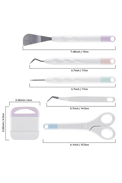 Choice 6pcs 6pcs/set Craft Vinyl Weeding Tools Set Scrapbook Diy Silhouette Relief Carving Tool Kit For Cri