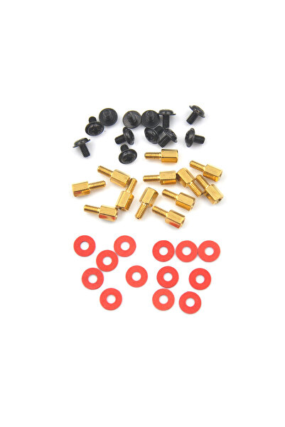 JETTING مجموعة من 36 قطعة: براغي تثبيت لوحة الأم، حلقات عازلة، وعلبة كمبيوتر ...