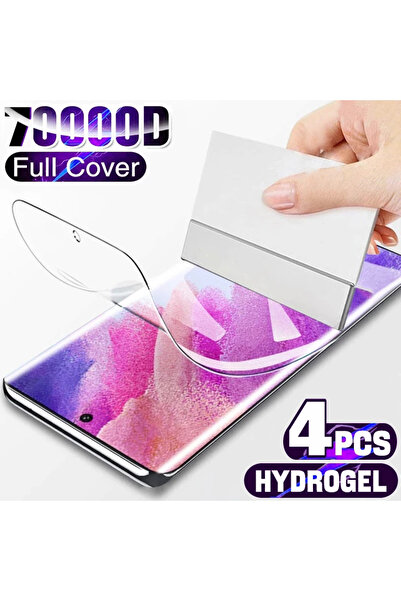 Choice3 4 قطع من غشاء الهيدروجيل S21 ألترا، 4 قطع من غشاء الجل لتغطية كاملة ل...