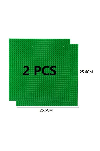 hairun 2pcs 32x32 Green 2pcs Base Plate 32*32 32*16 Studs Classic Figures Building Blocks Plates Bricks Bas
