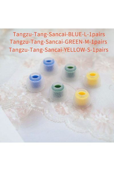 Angeldac Mix-3pairs Tangzu Tang Sancai Balance/wide Bore Version In-ear Eartips Silicone Earphone Tips Earbud