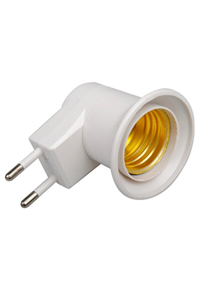 Choice محول قاعدة مصباح E27 EU Plug قاعدة مصباح كهربائي محول 250 فولت 6 أمبير ضوء ليلي أبيض مع طاقة...